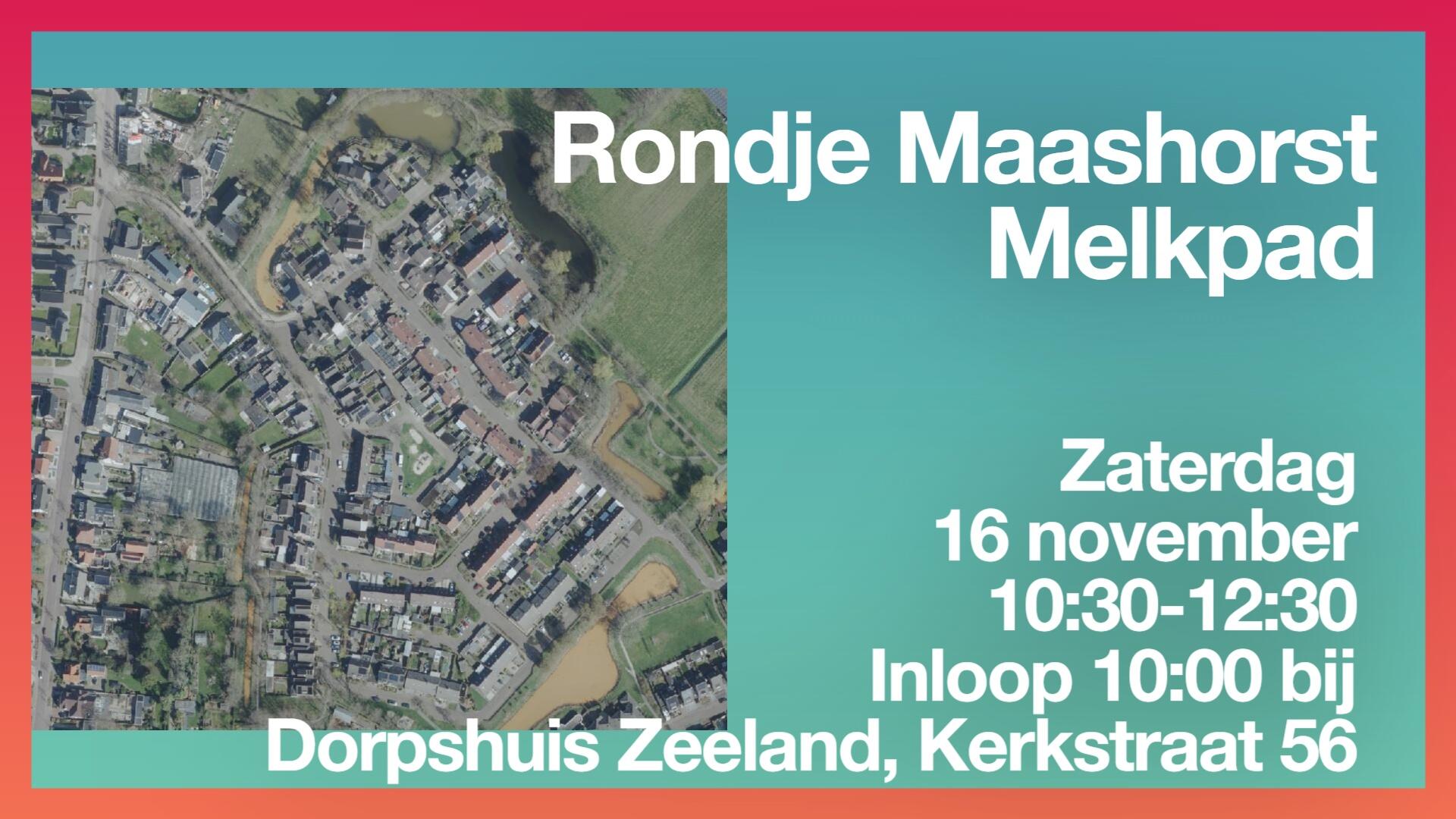 Rondje Maashorst, Melkpad, Zaterdag, 16 november, 10:30-12:30, Inloop 10:00 bij, Dorsphuis Zeeland, Kerkstraat 56